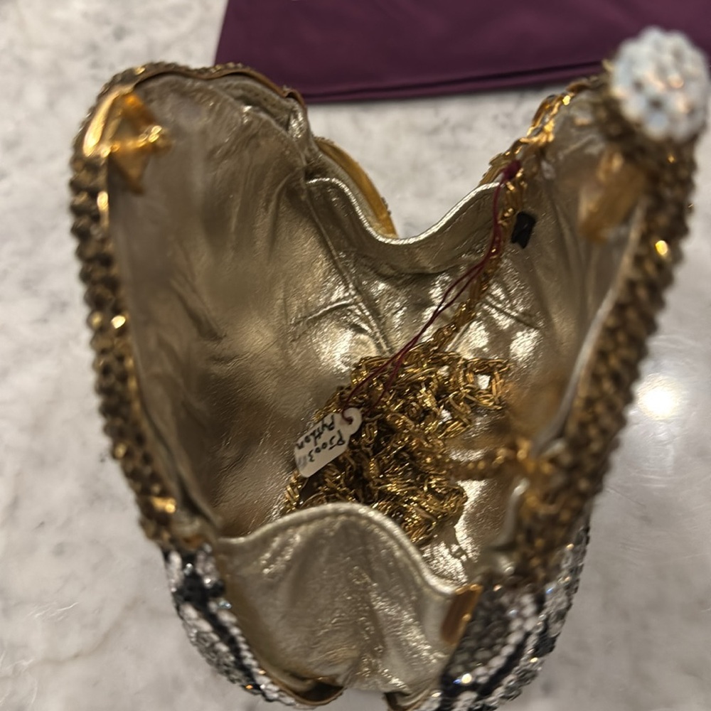 Jimmy Crystal New York Crystallized Python Patter… - image 5